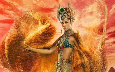 fantasy, 2016, les dieux de l'egypte, de l'aventure, hathor, elodie yung