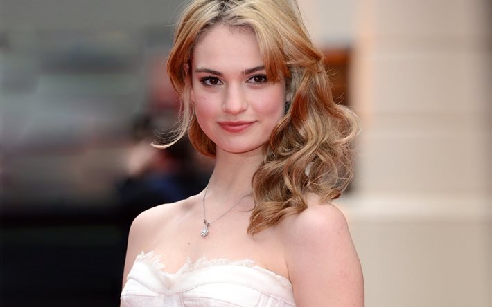 Lily James - wide 1