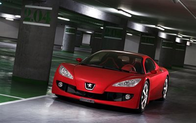 2002, the prototype, peugeot, concept, red