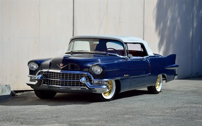 cadillac, eldorado, convertible, classic, old, 1955, vintage, retro
