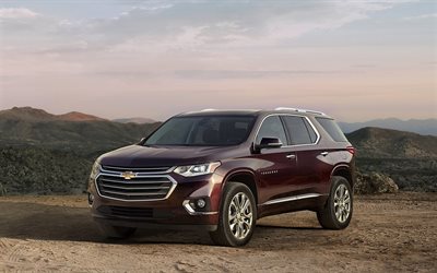 Chevrolet Traverse, 2018 autos, crossovers, desierto, Chevrolet