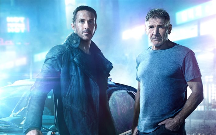 Blade Runner 2049, ficción, 2017 película, Harrison Ford, Ryan Gosling
