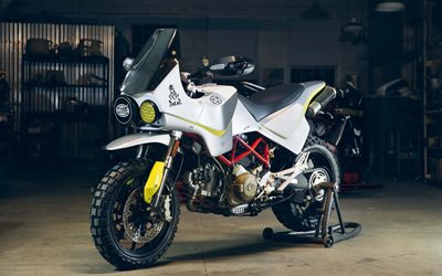 Ducati Hypermotard, 2017 bisiklet, garaj, spor motosikleti, Ducati