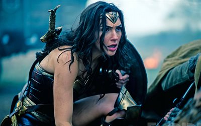 Wonder Woman, 4K, en 2017, l'actrice Gal Gadot
