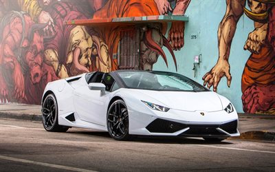 610-4 süper, 2015 Lamborghini Newport, Spyder, LP, Beyaz Lamborghini