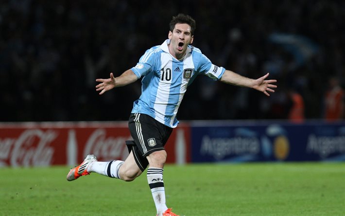 Lionel Messi, kulin, ulus, Arjantin, Messi, gol