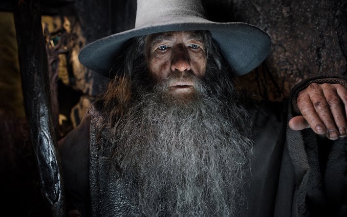 Ian McKellen, Gandalf, le Seigneur des Anneaux, bilbo Le Hobbit