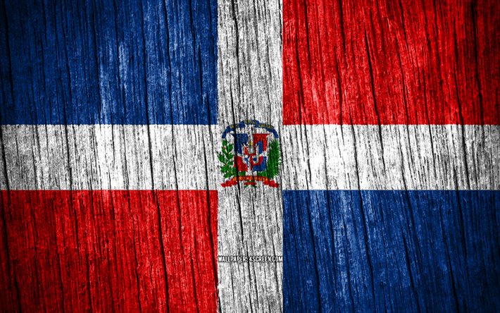 4k, bandeira da república dominicana, dia da república dominicana, américa do norte, textura de madeira bandeiras, república dominicana bandeira, república dominicana símbolos nacionais, países da américa do norte, república dominicana