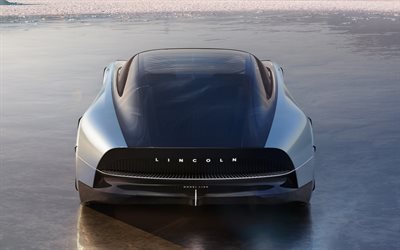 2022, lincoln model l100 concept, 4k, vista trasera, exterior, coupé de lujo, coches de lujo, coches americanos, lincoln