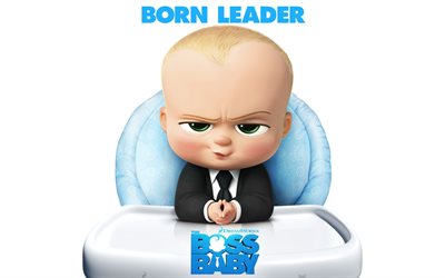 geboren führer, 2017, animation der chef baby, 5k, komödie