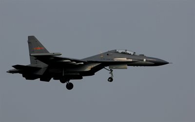 caccia, cinese air force, g11, cielo, città di shenyang, aerei militari