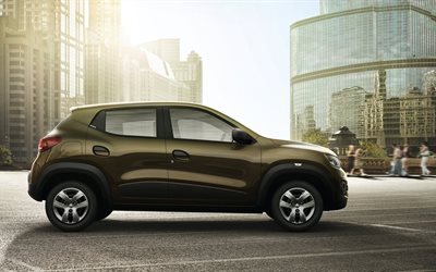 2016, renault kwid, the city, hatchback, side view