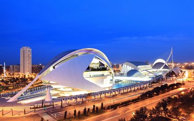 architecture, facilities, art, the city, science, spain