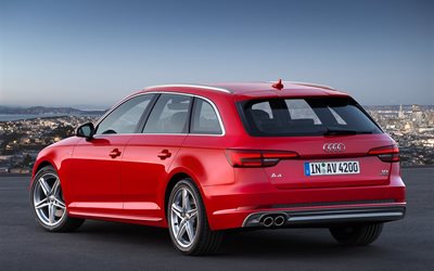 2016, audi, red, before, wagon