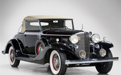 convertible, coupe, lasalle, carbriolet, 1933, retro, antique