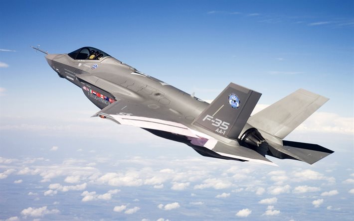 f-35, fighter, combat aircraft, bomber, 5 generation