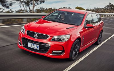 car, red, commodore, vfii, holden, 2016, speed