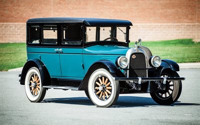classic, berline, rétro, modèle 96, voiture, whippet, 1927, classique, antique