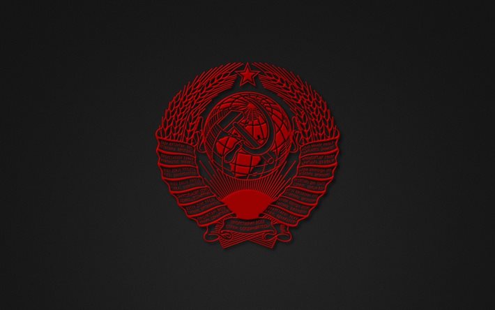 minimalism, the ussr, coat of arms, signs