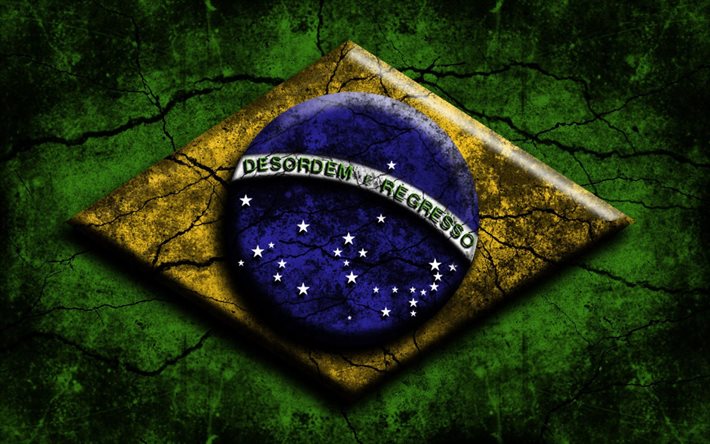 le drapeau du brésil, le brésil, drapeau