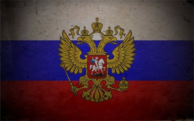 die fahne der russischen föderation, der russischen föderation, die flagge von russland, tricolor, wappen