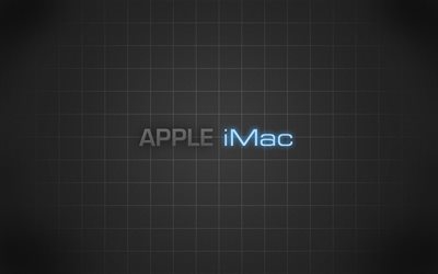 logotyp, apple imac, sparare