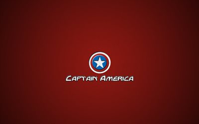 captain america, marvel, logotyp, superhjältar