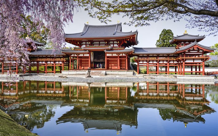 Japonya, byodo-in Tapınağı bedau, uji uji
