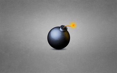 bomb, minimalism, background