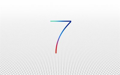 ios 7, logotipo, sistema operativo