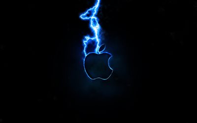 el rayo, de apple, el logotipo de