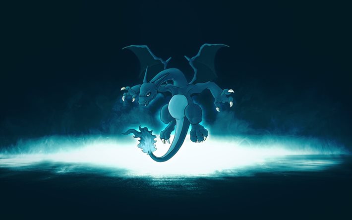 dragon, night, pokemon