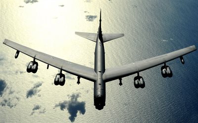 boeing, b-52 stratofortress, bomber-missile carrier