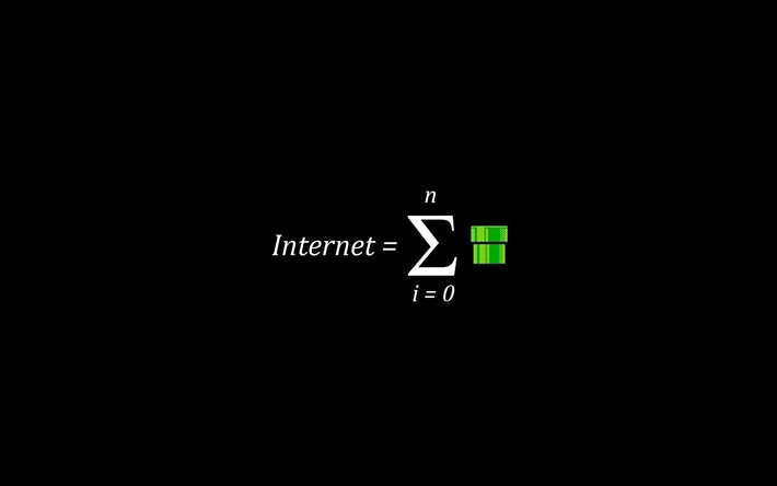 formula, internet, black background, the content
