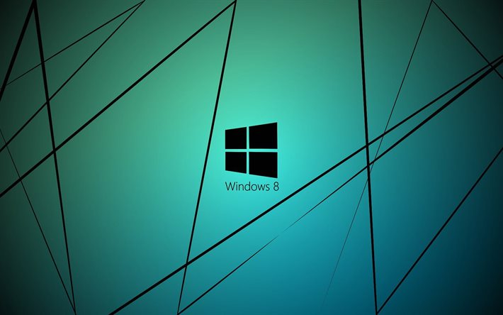 logo, windows 8, - saver