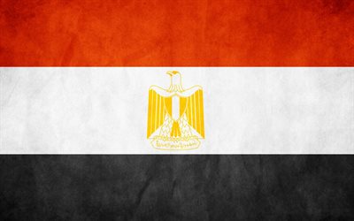 le symbolisme, le drapeau de l'egypte, de drapeaux