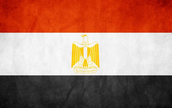 प्रतीकों, झंडा, मिस्र के झंडे