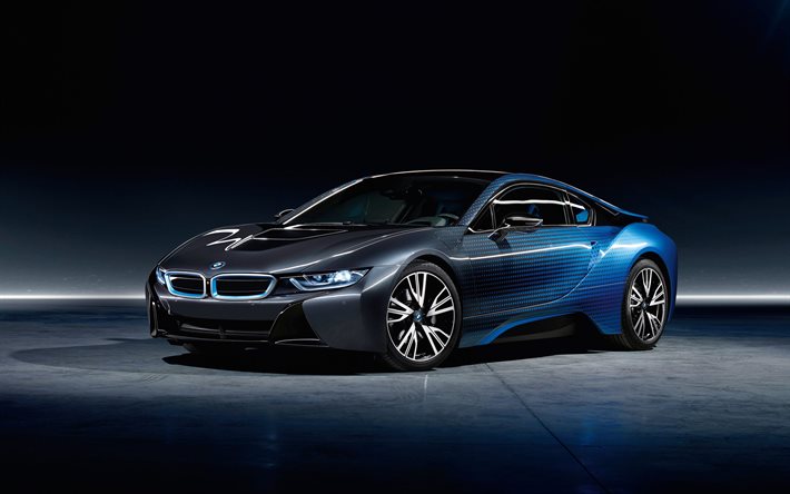 BMW i8, 2016, supercars, Garage Italia Fondu enchaîné, tuning