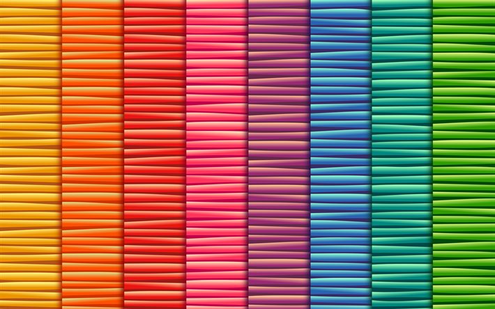 horizontal lines, rainbow, stripes, creative