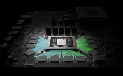 Xbox One Project Scorpio, processor, motherboard, Xbox, modern technologies, chip, Project Scorpio