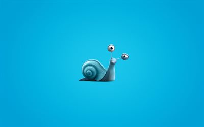 snail, turbo, minimalism