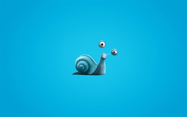 snail, turbo, minimalism