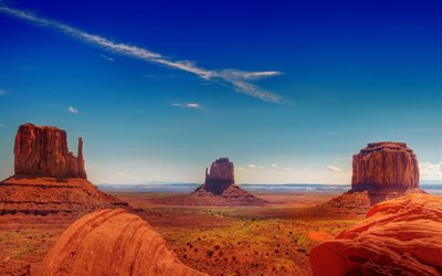 arizona Anıtı vadi, hdr, ABD, monument valley