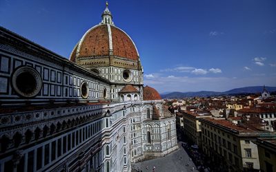 santa maria del fiore, florence, italy, cathedral, florence cathedral