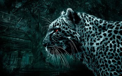 léopard, l'abstraction, la créatrice
