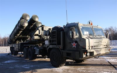 el equipo militar, de defensa, de la wru, s-400, el triunfo, el lanzador de cohetes, el ejército de rusia
