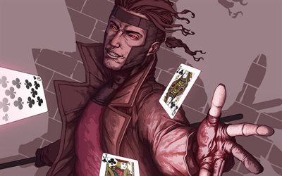 zeichen, marvel comics, gambit (gambit, x-men
