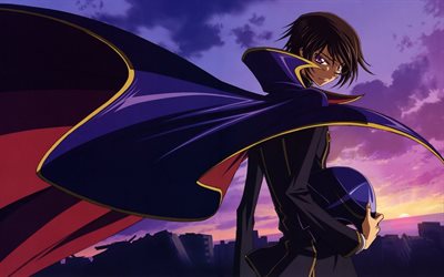 the series, code geass, characters, lelouch of the rebellion