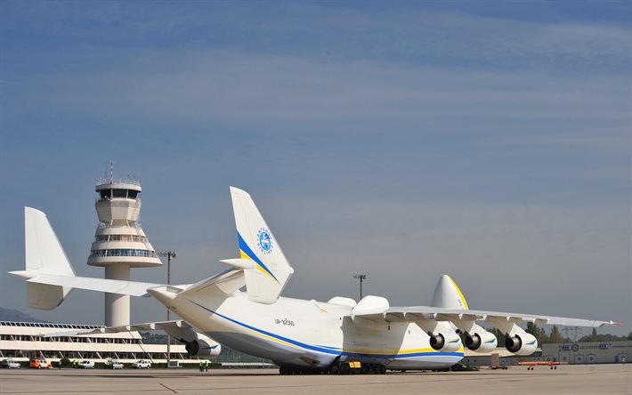 transportflygplan, an-225 mriya, antonov, flygplats