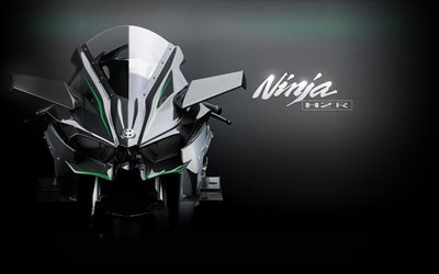 2015, sportbike, kawasaki, o ninja h2r, cartaz
